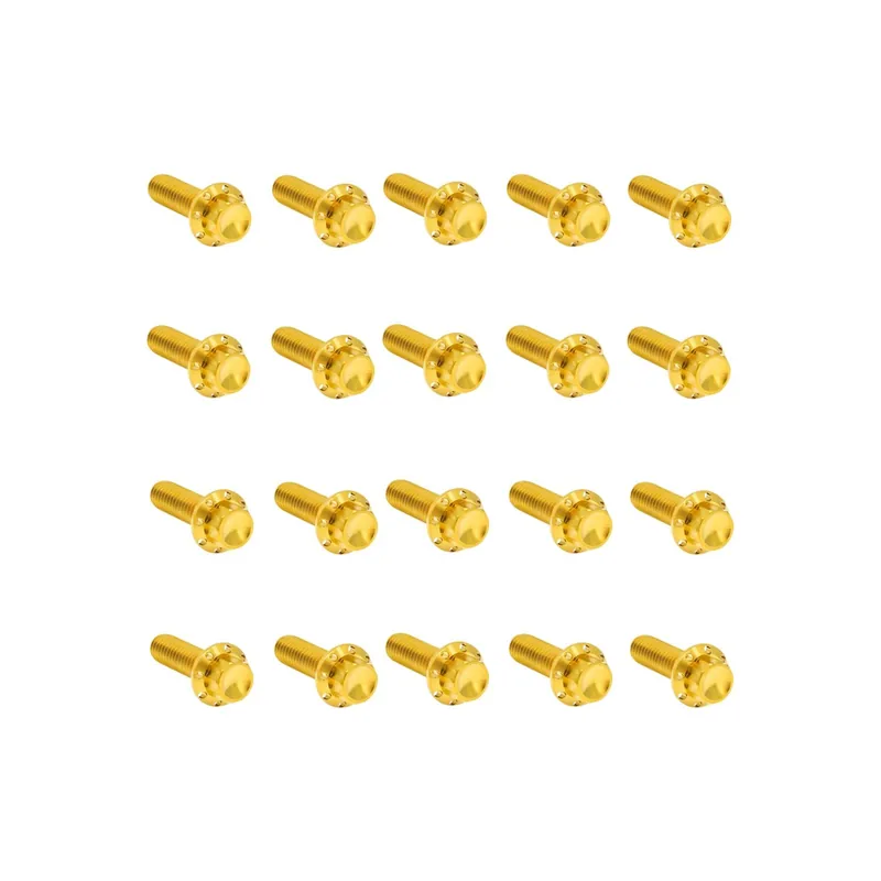 Arlen Ness Rockerbox-Schraubensatz 12-Punkt gold Titan A Bestseller