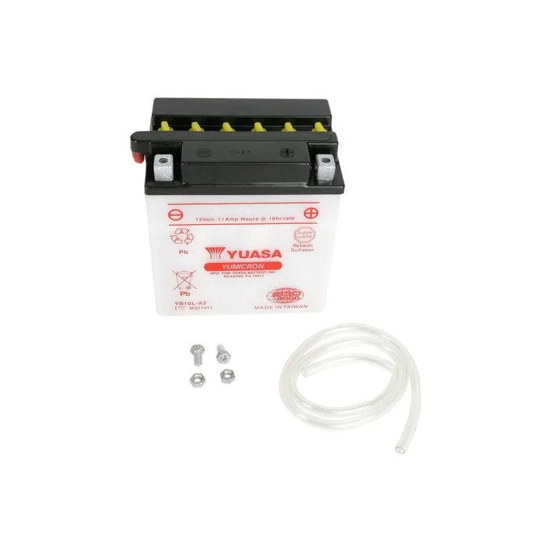 Geprüft Yuasa Motorradbatterie Yumicron 12V YB10L-A2 11AH 120A Blei-Säure trocken