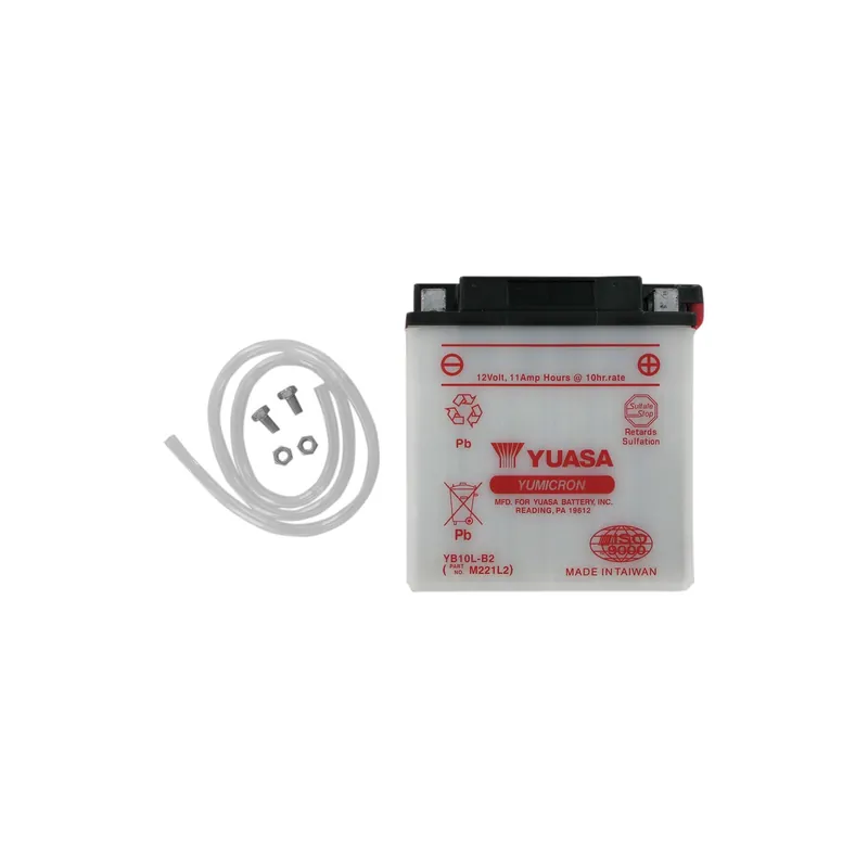 Sichere Zahlung Yuasa Motorradbatterie Yumicron 12V YB10L-B2 11AH 120A Blei-Säure trocken
