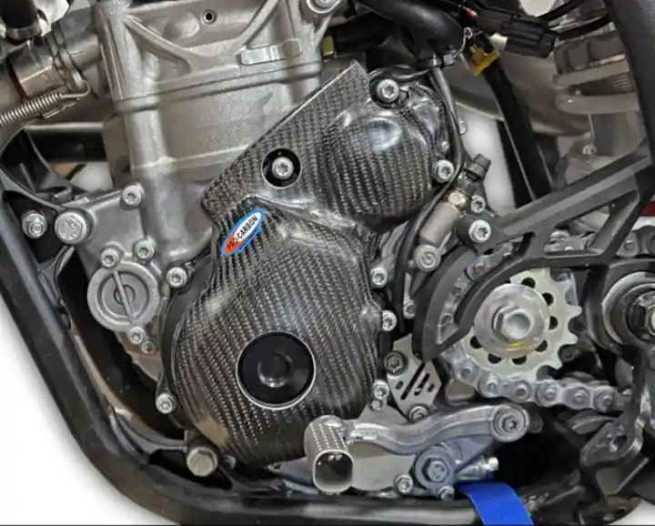 Carbon Motorschutz Zündungsseite KTM 250/350 SX-F 23-26 Ignition, 250/350 XC-F 23-26 Ausverkauf