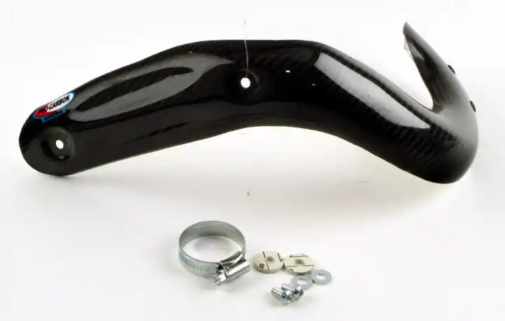 ...alt... Carbon Krümmerschutz Kawasaki KXF 450 19-23 Nur Heute
