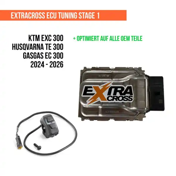 Billig Extracross Stage 1 ECU Tuning TBI KTM EXC 250/300, Husqvarna TE 250/300, GasGas EC 250/300 2024-2026