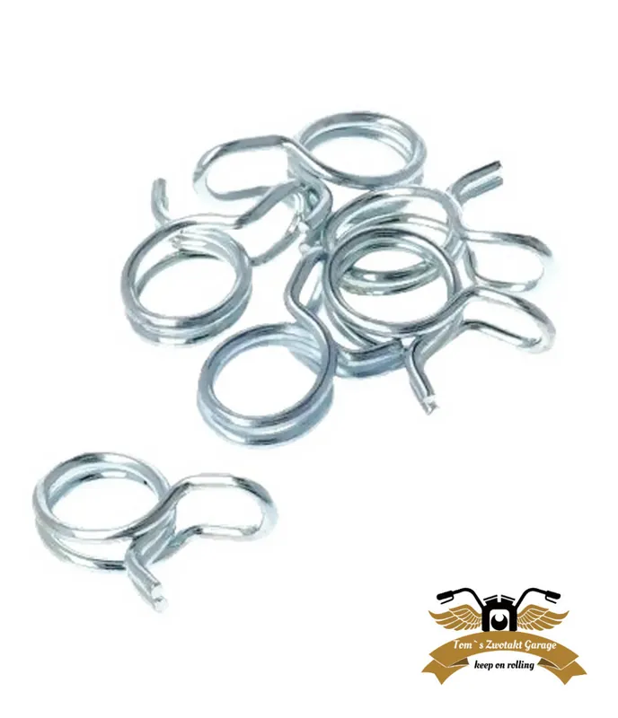 Geprüft 4 x Klemmfeder 5,0-5,8mm Schlauchschelle Schlauchklemme