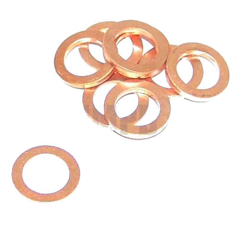 2 x Mofa Moped Ölwechsel Dichtung Kupfer Dichring M8 x 14mm Neue Kollektion