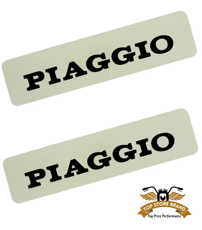 Schneller Versand 2 x Ciao Piaggio Schriftzug 3D erhaben Metall Tankaufkleber Sticker -CIF-