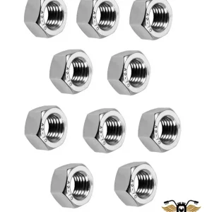 10 x Sechskantmutter M5 Edelstahl DIN 934 A2 V2A rostfrei Moped Mofa Mokick Knallerangebot