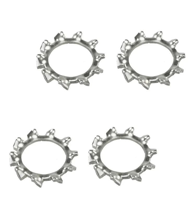 Begrenztes Angebot 4 x Zahnscheibe Sicherungsscheibe M10 DIN 6797 Edelstahl 2,2