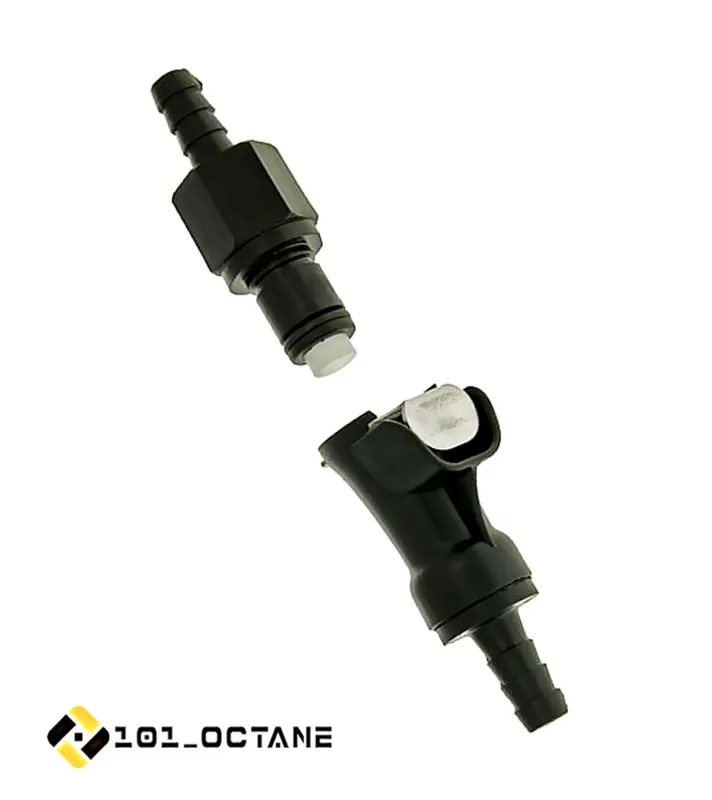 Expressversand Benzinschlauch Kupplung schwarz 8 mm Schnelltkupplung Mofa Moped Motorrad