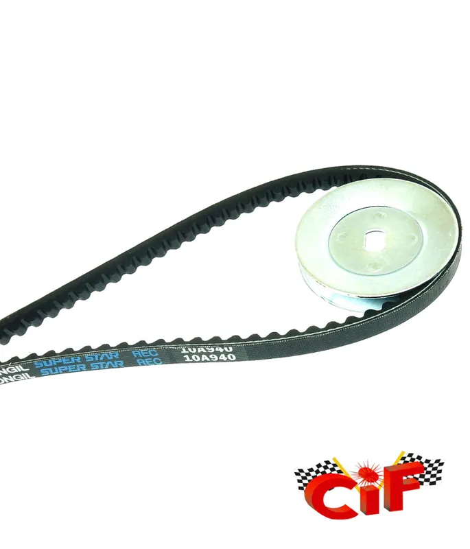 Sofort Bestellen Keilriemen Set Mono Keilriemen mit Pulley Ø 80mm Riemenscheibe Ciao -CIF-
