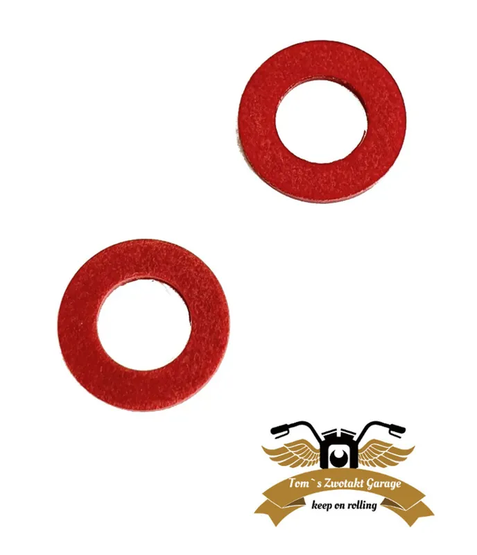 Dichtung 8x4x1mm Vulkanring Ölschraube Getriebe Gabel Ciao, Bravo, SI -CIF- Top-Angebot