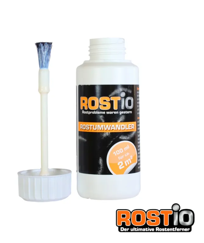 Günstig Rostumwandler mit Pinsel von Rostio 100 ml