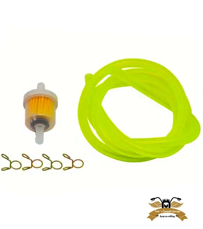 Benzinschlauch Benzinfilter Klemmen Komplettset 5 x 7mm neongelb Günstig