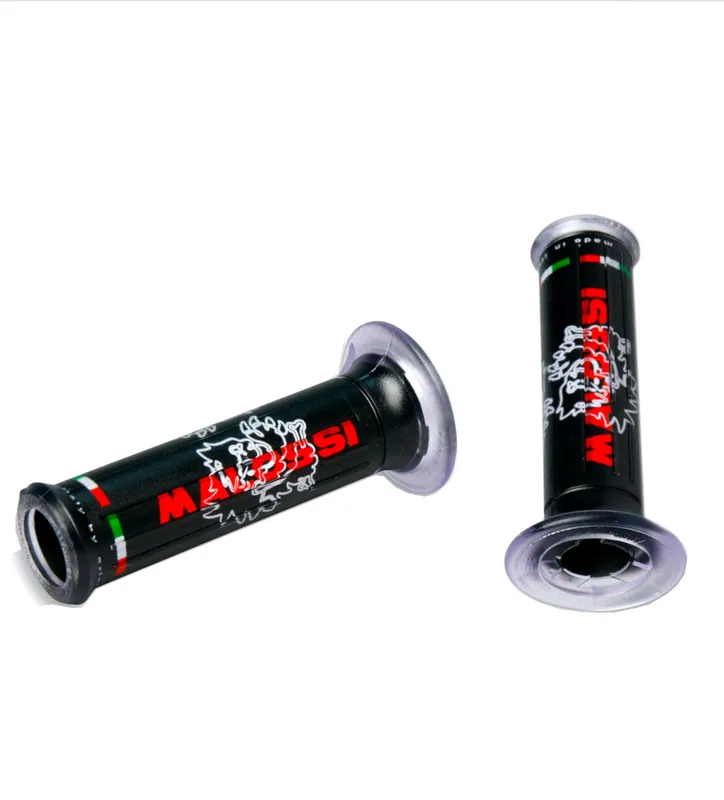 Lenkergriffe Malossi "Lion" schwarz 22+25mm 118mm lang -Malossi- Direkt Vom Hersteller