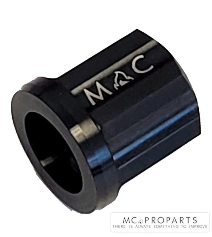 Hinterradmutter Edelstahl statt Freilaufritzel Ciao, Bravo -McProparts- Markenware
