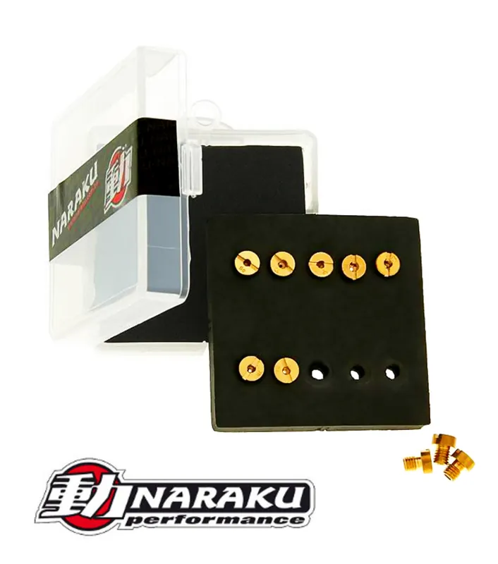 Neue Kollektion Vergaser Düsensatz Naraku Abstimmsatz M6 für Dellorto PHBG 10-teilig 90-108